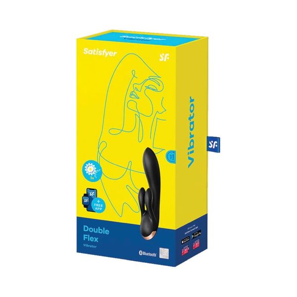 Wibrator-Double Flex Connect App (Black) zdjęcie 3