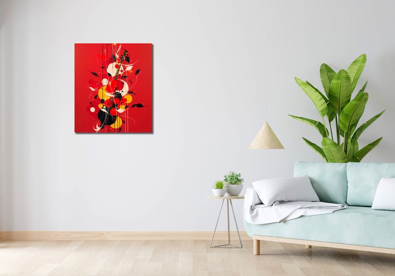 Obraz 60x70cm Melodyjna Barwa zdjęcie 2