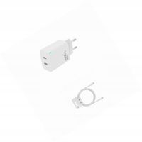 Ładowarka sieciowa GaN 45W dwa USB-C z kabelem do Oppo A74 5G