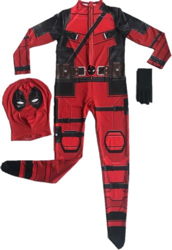 STRÓJ PRZEBRANIE KOSTIUM DEADPOOL +2MIECZE 134/140 na Arena.pl