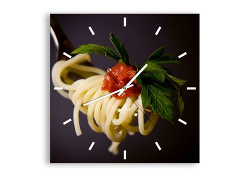 Zegar Ścienny - Spaghetti Sos  - 40X40 Cm - C3Ac40X40-1307 na Arena.pl