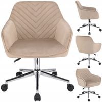 Fotel NAPOLI beżowy na srebrnej stopie