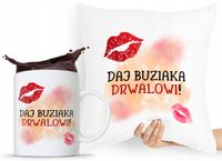 Zestaw Poduszka + Kubek Dla Drwala Prezent Z Nadrukiem Ze Zdjęciem