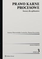 Prawo karne procesowe Kazusy dla aplikantów