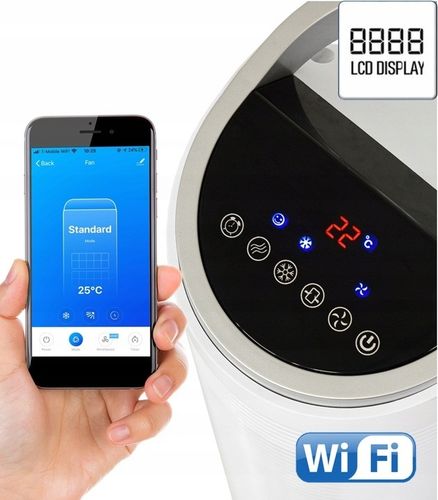 WENTYLATOR KLIMATOR KLIMATYZER 60W JONIZACJA KOLUMNOWY SMARTFON TUYA WI-FI na Arena.pl