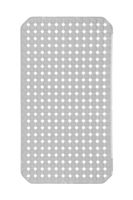 Mata łazienkowa antypoślizgowa do wanny BABEL 68 x 37 cm przyssawki szara