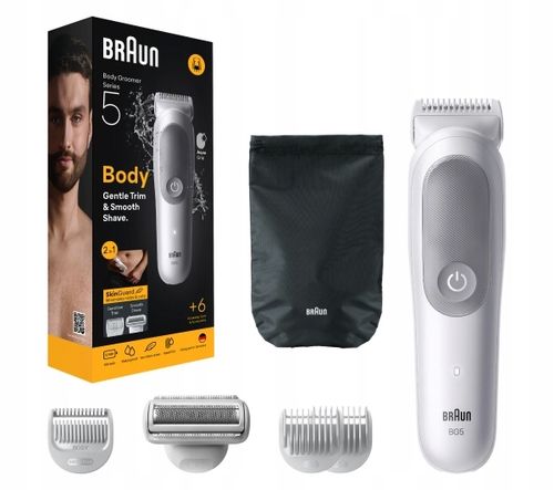 Trymer BRAUN BG5550 biało-szary na Arena.pl