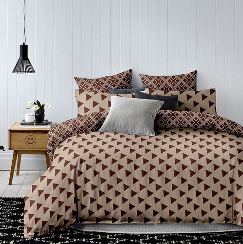 Pościel DecoKing HYPNOSIS TRIANGLES BR+LBEI 200X200+80X802 na Arena.pl