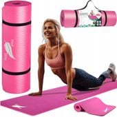 MATA DO ĆWICZEŃ GRUBA GIMNASTYCZNA JOGI FITNESS, MATA PIANKOWA NA SIŁOWNIE