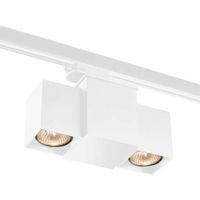 Reflektorowa LAMPA sufitowa BIZEN 7710 Shilo metalowa OPRAWA kostki do 3-fazowego systemu szynowego białe