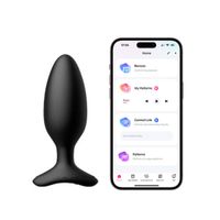 korek analny sterowany aplikacją hush 2 butt plug 44mm lovense