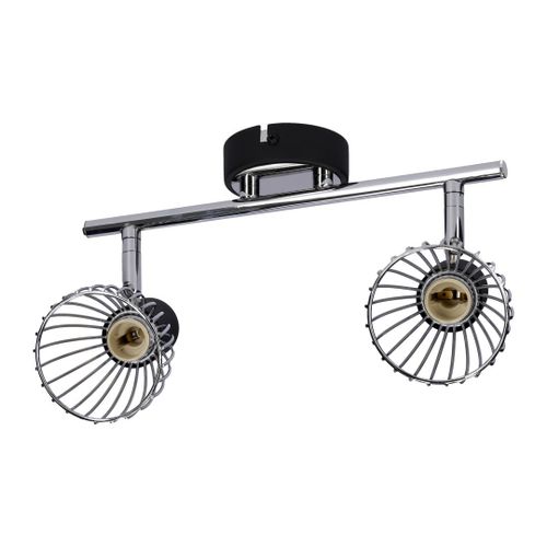 Modo listwa 2x40W E14 czarny+chrom na Arena.pl