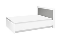 Łóżko Dwuosobowe 180x200 cm Biały Mat TAITI ML