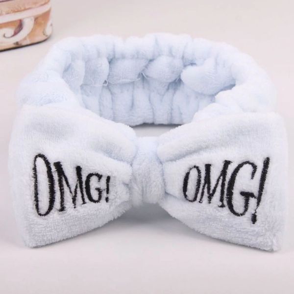 Opaska kosmetyczna niebieska OMG zdjęcie 3