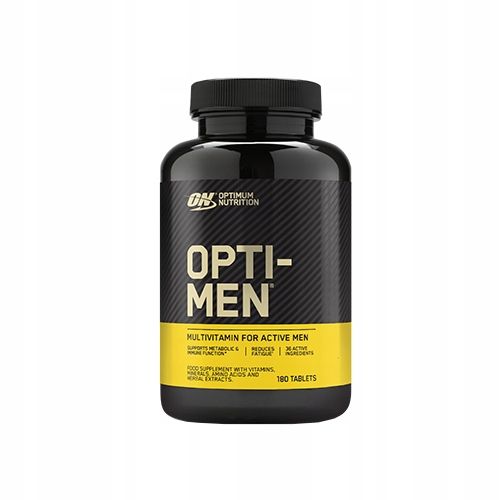 OPTIMUM OPTI MEN 180t MOCNE WITAMINY TESTOSTERON na Arena.pl
