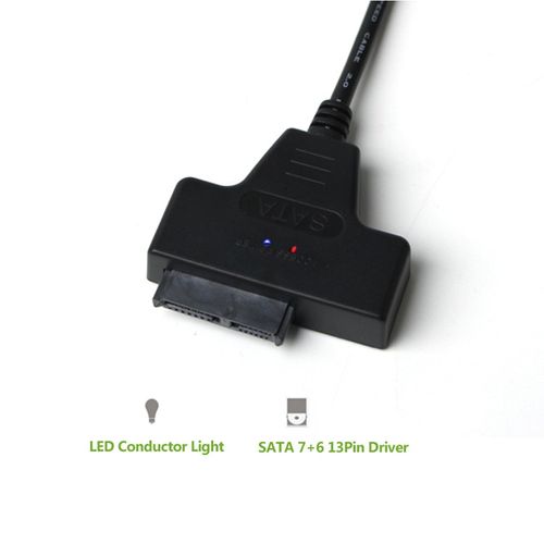 Kabel Adapter USB do SATA 7+6 13pin SimLine CD DVD na Arena.pl