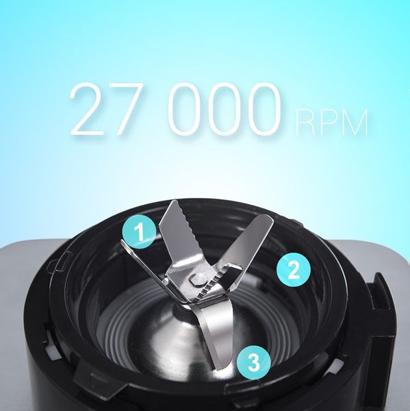 Blender kielichowy szklany 1200W First Austria zdjęcie 5