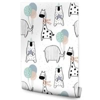 Tapeta Dla Dzieci - Słonik, Żyrafa, Miś