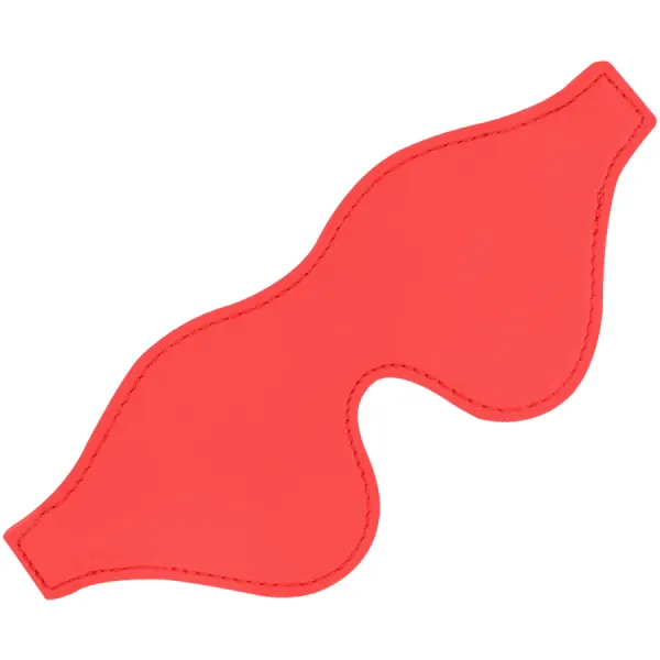 darkness red eye mask - regulowana, anatomiczna, pcv zdjęcie 3