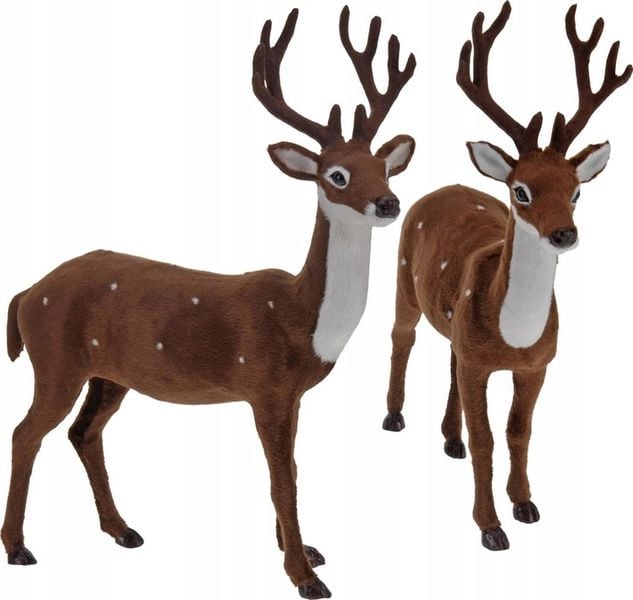 Dekoracja jeleń stojący - 37 cm zdjęcie 1
