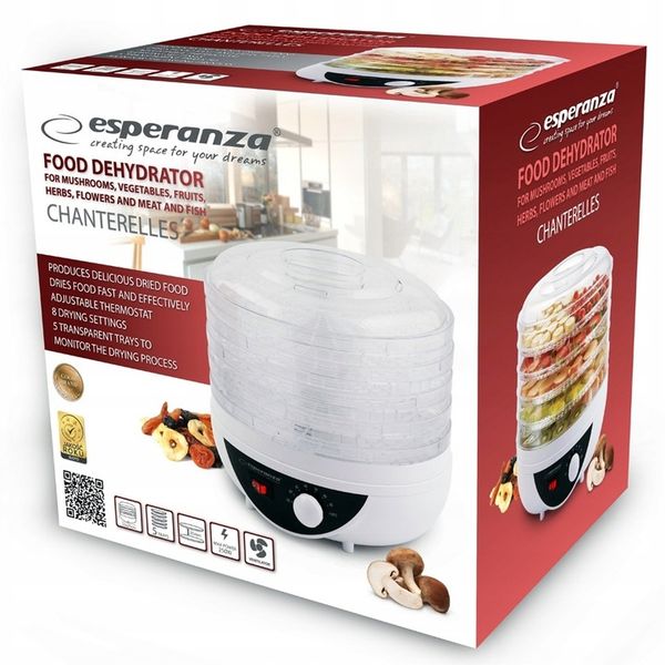 Suszarka do grzybów i owoców warzyw duża ESPERANZA zdjęcie 13