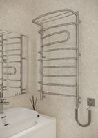 ELNA Grzejnik łazienkowy elektryczny z półką Parus MIX 9 Chrome