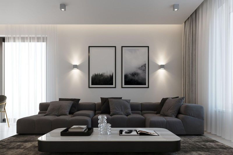 Kwadratowa LAMPA ścienna SL.0487 kostka OPRAWA kinkiet cube beton zdjęcie 3