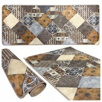 Chodnik do Kuchni GOTOWY 77x250 Podgumowany PVC Winylowy Miękki Patchwork