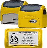 Wagraf A4 PIECZĄTKA do 8 wersów - 12 kolorów obudowy
