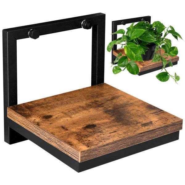 Kwietnik metalowy ścienny czarny Torget loft zdjęcie 1