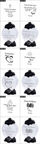 DUŻY ZNICZ Z GRAWEREM DEDYKACJA DLA kuzynki cioci na Arena.pl