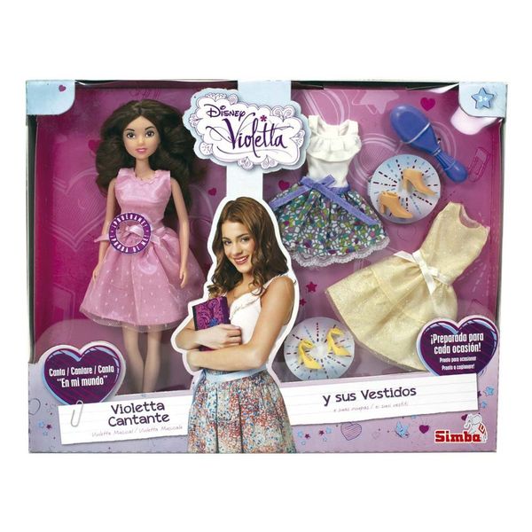 SIMBA 5730364 Śpiewająca Lalka Violetta +SUKIENKI zdjęcie 4