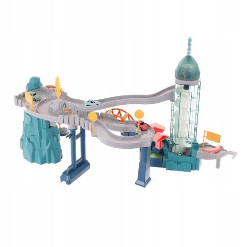 TOR WYŚCIGOWY JASKINIA LWA TOR SAMOCHODOWY ZESTAW 4 AUTKA na Arena.pl