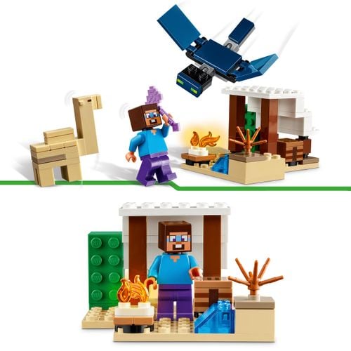 LEGO Minecraft 21251 Pustynna wyprawa Steve'a na Arena.pl