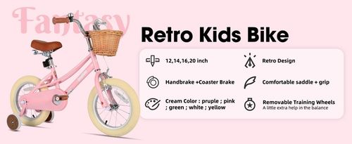 JOYSTAR 18-calowy rower dla dzieci 5-9 lat Stabilizatory Hand&Coaster na Arena.pl