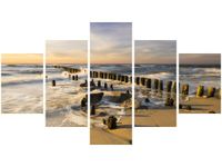 OBRAZ SUNSET PRZEMIJANIE MORZEM