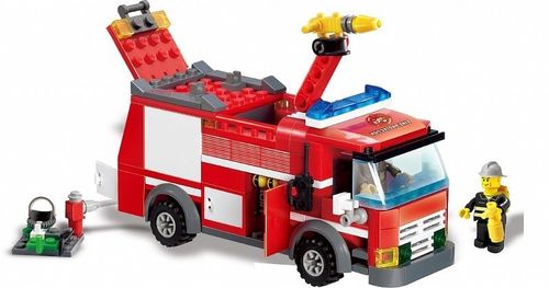 Blocki Klocki MyFireBrigde 206 elementów - Auto strażackie na Arena.pl