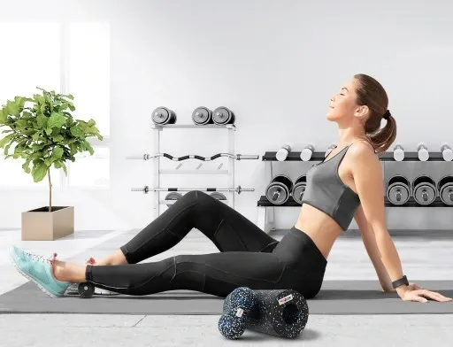 Roller Wałek do masażu piankowy EPP gładki 45cm AS zdjęcie 5