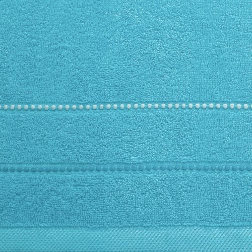 Ręcznik Suzi 70X140 cm niebieski frotte 500 g/m² z bordiurą na Arena.pl