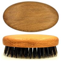 Kartacz do brody włosie z dzika drewno bukowe duży