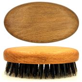 Kartacz do brody włosie z dzika drewno bukowe duży