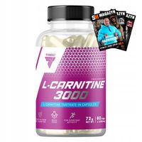 TREC NUTRITION L-CARNITINE 3000 - WIELOZADANIOWE KAPSUŁKI, REDUKCJA TKANKI