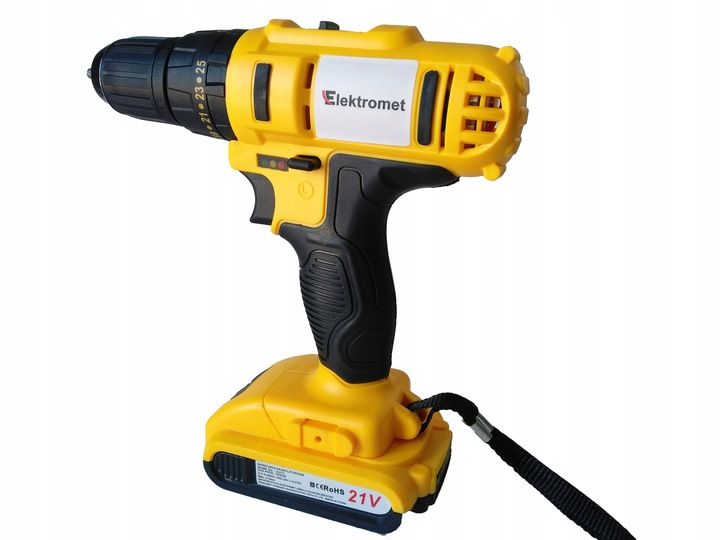 21V WIERTARKO WKRĘTARKA AKUMULATOROWA WALIZKA NASADKI BITY LED WALIZKA 2AKU zdjęcie 2