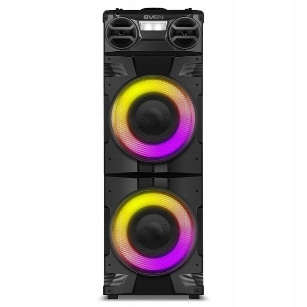 SVEN PS-1900 GŁOŚNIK PRZENOŚNY PARTYBOX 1000W BLUETOOTH KARAOKE STROBOSKOP zdjęcie 9