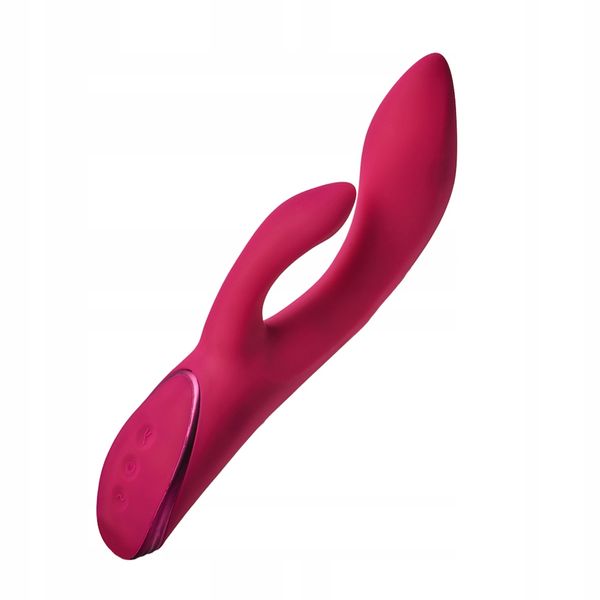 Wibrator podwójny króliczek. Silikonowy. zdjęcie 2