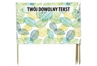 PARAWAN PLAŻOWY Listki z indywidualnym napisem 4 PANELE 45.4