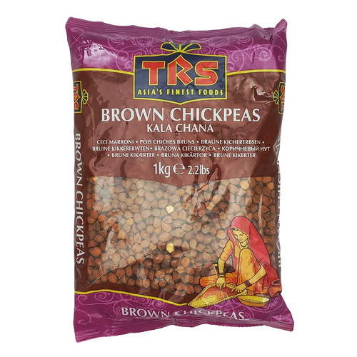 Ciecierzyca brązowa Brown Chickpeas Kala Chana TRS 1kg na Arena.pl