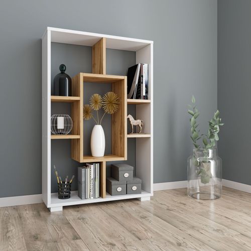 Regał 90x60x20 cm ścienny podłogowy biały wotan na Arena.pl