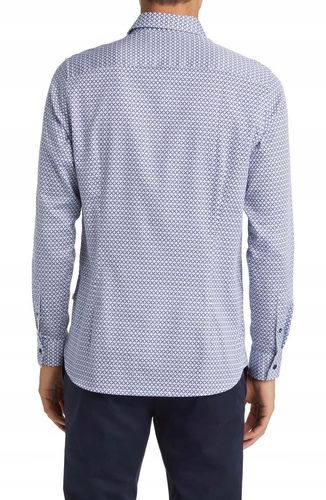 Koszula męska Ted Baker London Strine Slim Fit Geo Print Button-Up roz.2 na Arena.pl