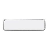 Identyfikator metalowy prostokątny z prostymi narożnikami 71 x 21 Sublimacja Termotransfer